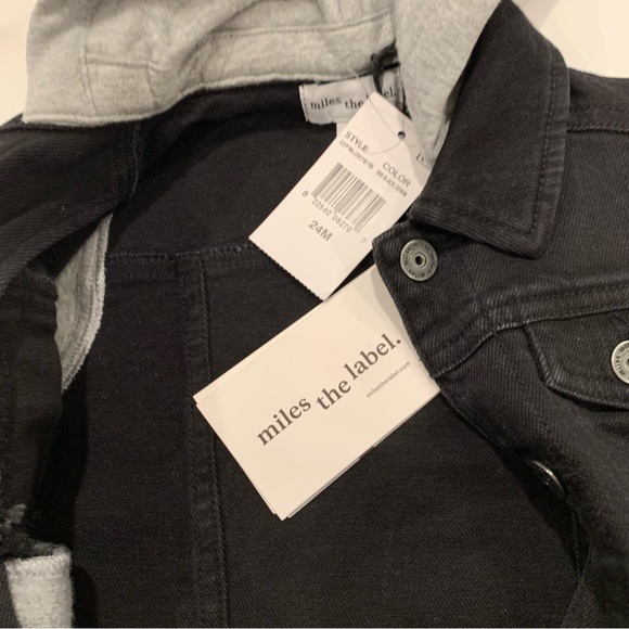 NWT Miles the Label Denim & fleece Jacket - 24 Months - Picture 5 of 7